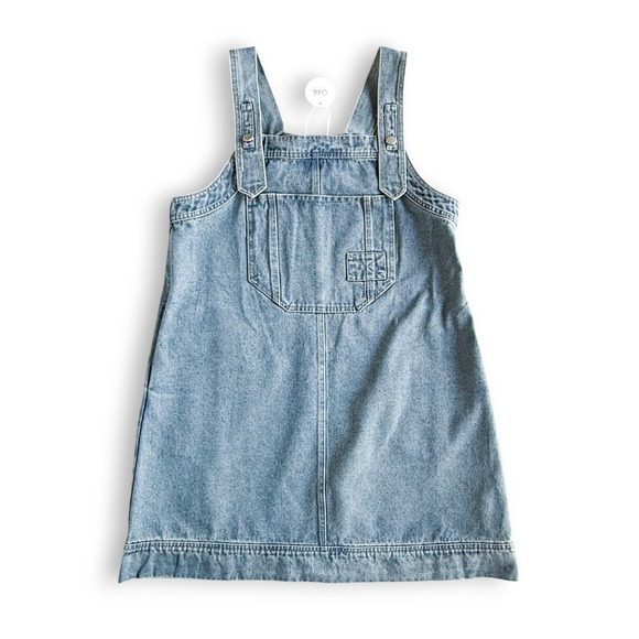Oddi Los Angeles Dresses & Skirts - NWT Oddi Los Angeles Blue Denim Overall Dress Light Med Wash Mini Pinafore Sz S